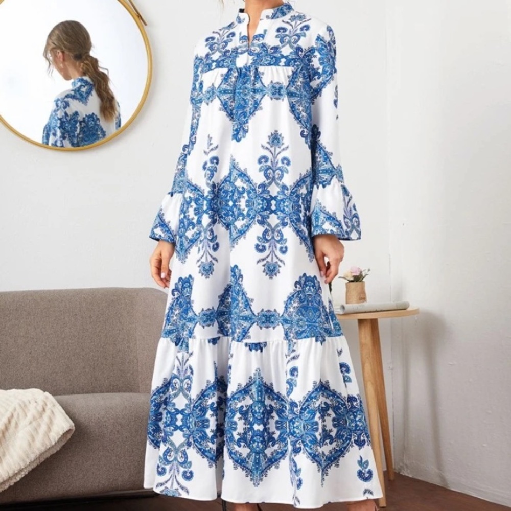 Kaftan Style Maxi Dress